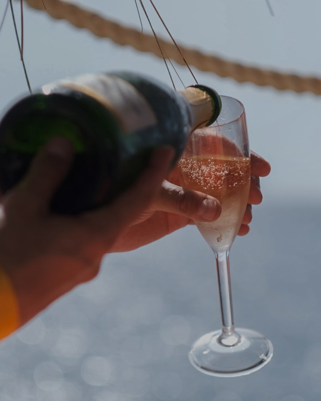 Champagne y bebidas Las Rocas